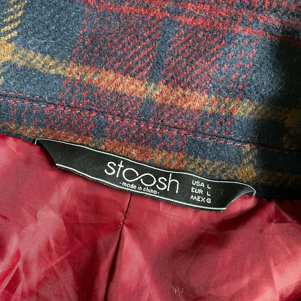 Stoosh Red Flannel Shacket/Jacket - image 4
